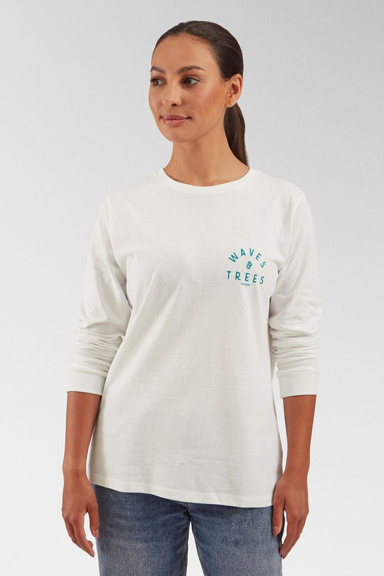 Womens Penida Recycled Cotton Long Sleeve T-Shirt