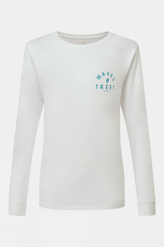 Womens Penida Recycled Cotton Long Sleeve T-Shirt