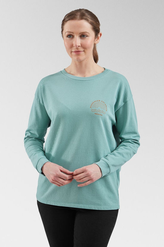 Womens Rainbow Recycled Cotton Oversized Sweatshirt