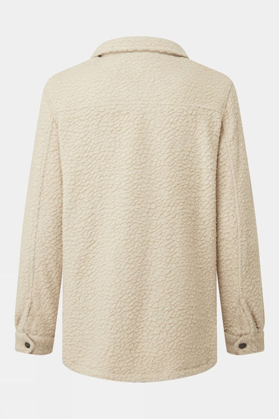Womens Rappel Recycled Sherpa Oversized Shirt