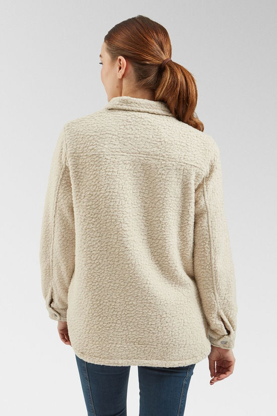 Womens Rappel Recycled Sherpa Oversized Shirt