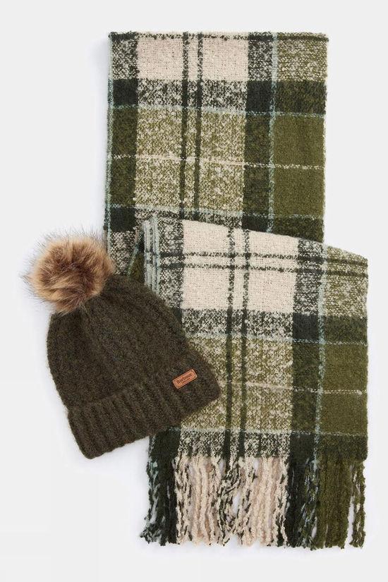 Womens Saltburn Beanie And Tartan Scarf Gift Set