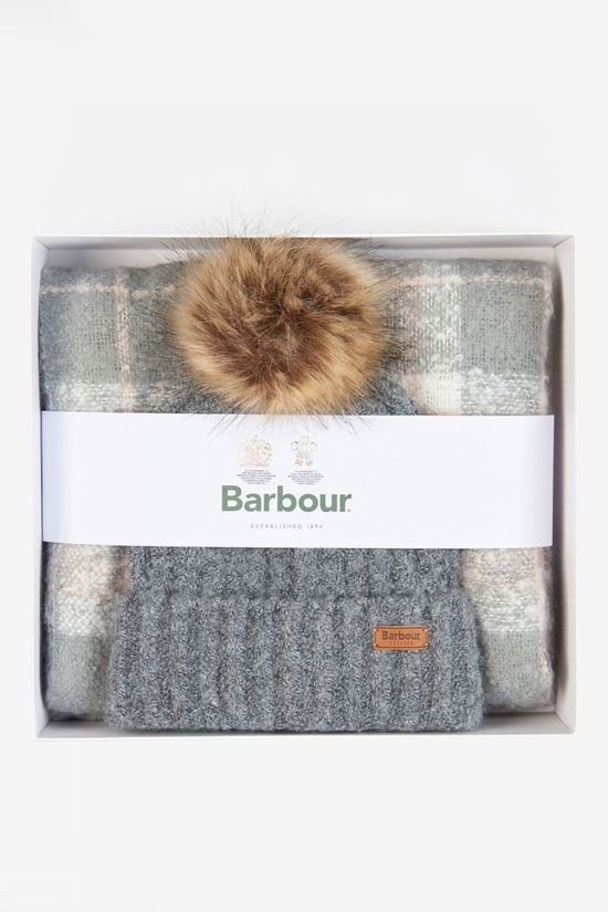 Womens Saltburn Beanie And Tartan Scarf Gift Set
