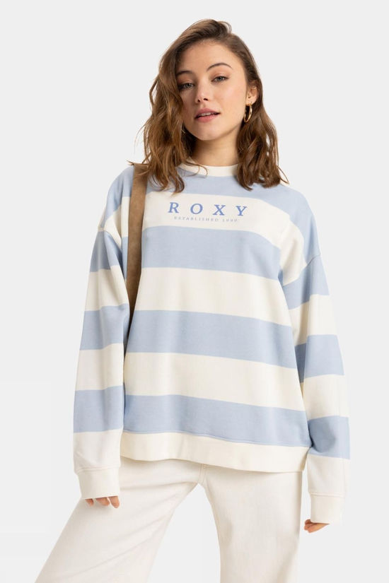Womens Strictly Stripes Oversized Sweatshirt