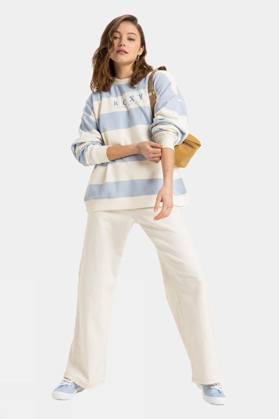 Womens Strictly Stripes Oversized Sweatshirt