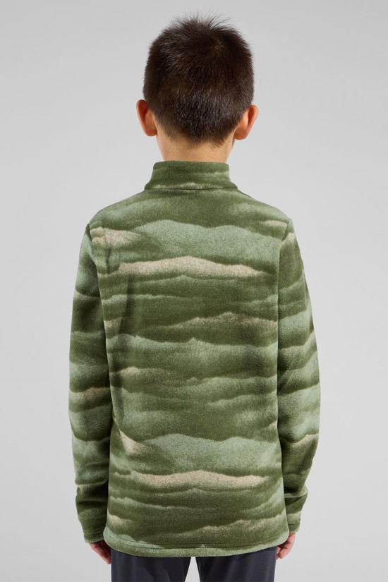 Youth Roy Graphic Half Zip Mid Layer Fleece 14+