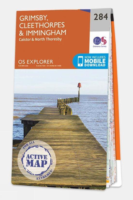 Active Explorer Map 284 Grimsby Cleethorpes and Immingham