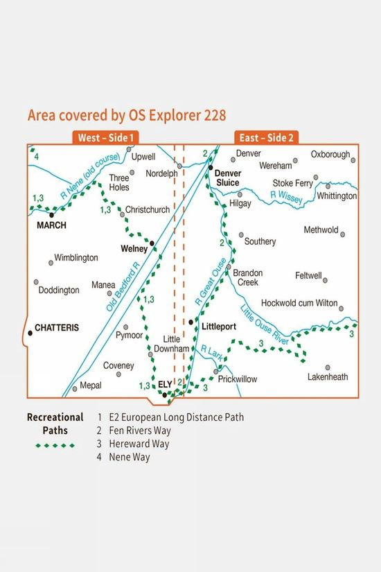 Active Explorer Map 228 March And Ely
