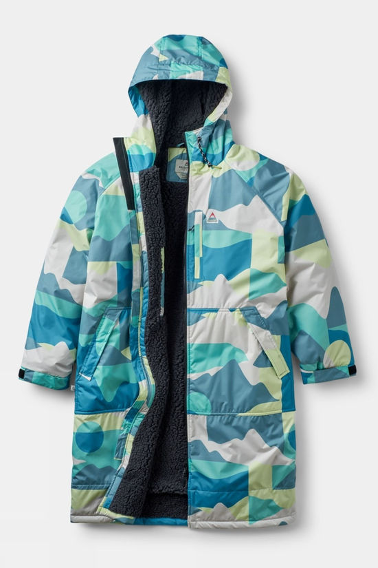 Unisex Waves Recycled Sherpa Lined Changing Robe