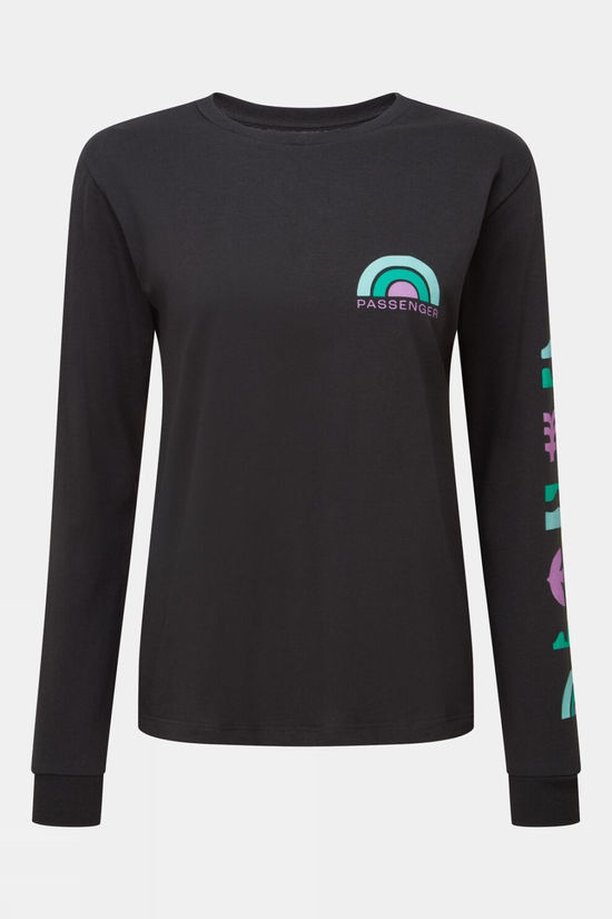 Womens Papercut Recycled Cotton Long Sleeve T-Shirt